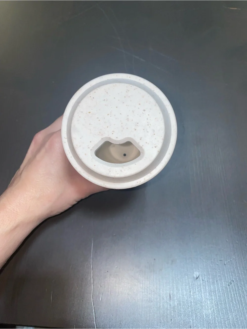 BARK Top Dog Latte Hide-A-Treat Rubber Coffee Cup Dog Toy M/L NWT